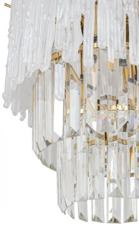 Подвесная люстра каскадная Glacier L05006.92 (220V, хрусталь, на цепи)