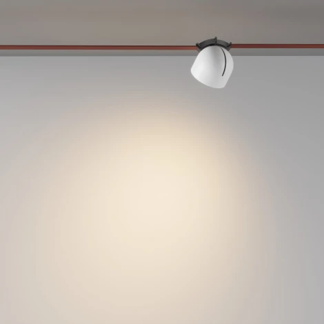 Трековый светильник ременной Maytoni Cup Parity TR124B-12W3K-W 48V 3000K 12Вт белый