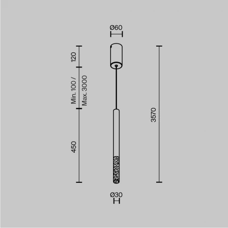 Подвесной светильник Maytoni Pro Shade MOD157PL-L6BK