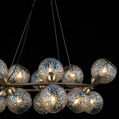 Подвесная люстра ILLUMICO IL0452-12PASQ-79 AB (220V, на тросе)