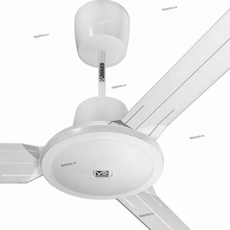 Вентилятор потолочный Vortice Nordik Evolution, 3 лопасти, белый