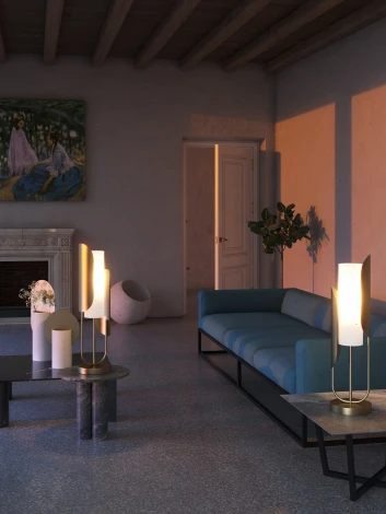 Интерьерная настольная лампа Maytoni Сipresso Z014TL-01G (220V, выключатель)