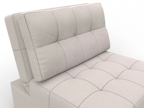 Кресло-кровать Лига-107 (80) (ЛДСП,Брус,Фанера,Замша/Бежевый) Лига Диванов 134949