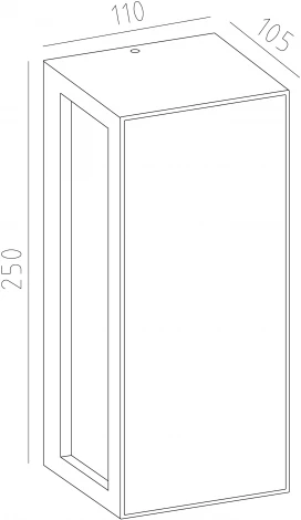 Настенный уличный светильник Beret 7928 Mantra (220V, IP54)