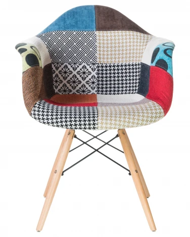 Стул обеденный DAW PATCHWORK (цвет сиденья мозаика)