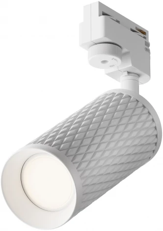 Трековый светильник Focus Design Unity GU10 50Вт (однофазный) Maytoni Technical TR011-1-GU10-W (220V, круглые)