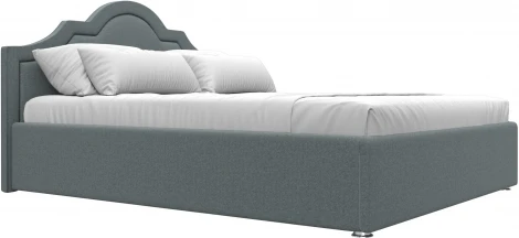 Кровать интерьерная Афина 160 (Серый/Рогожка) Лига Диванов арт.123045