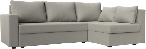 Диван угловой Мансберг правый угол (Бежевый/Рогожка) Лига Диванов арт.121536