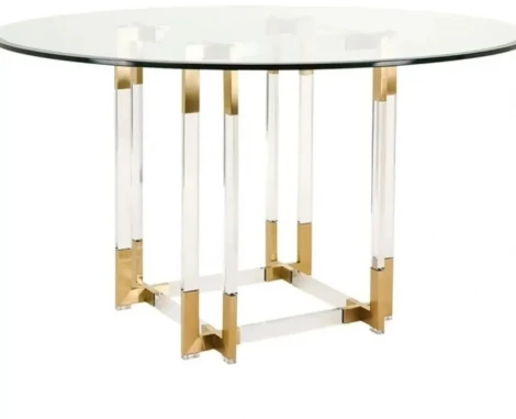 Стол обеденный IST-CASA Никсон MH-07DT, прозрачный