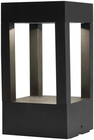 Наземный уличный светильник светодиодный Feron Лос-Анджелес 48449 DH801,10W, AC/DC12-24V, низковольтный, 3000K, черный (IP54)