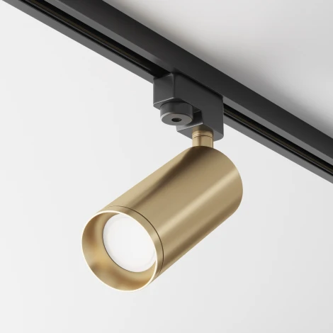 Трековый светильник Focus Unity GU10 50Вт (однофазный) Maytoni Technical TR004-1-GU10-MG (220V, круглые)