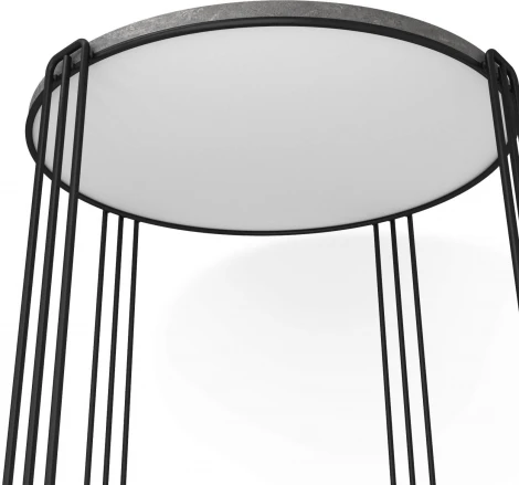 Столик кофейный Sheffilton SHT-CT33 черный муар/мокрый асфальт от фабрики Sheffilton