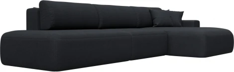 Диван угловой Лига-036 НПБ Модерн Лонг правый угол Лига Диванов (Замша) арт.127758