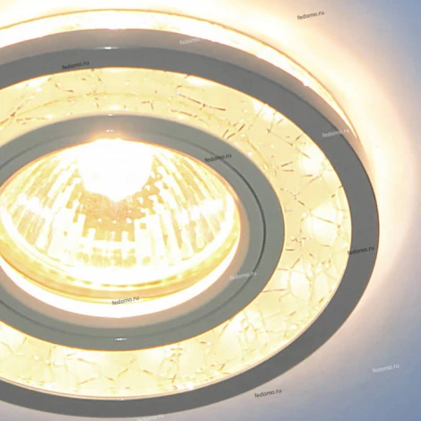 Встраиваемый точечный светильник Elektrostandard 70204 7020 MR16 WH/SL белый/серебро