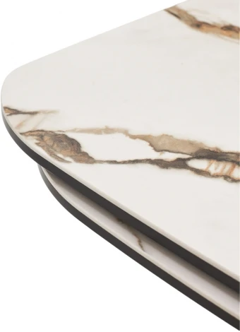 Стол MIKKEL 200 TL-188, испанская керамика / черный каркас, ®DISAUR (арт.626М05809)