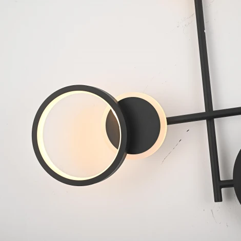 Настенный светильник Wi-Fi Zingy E Black ImperiumLoft Zingy01 (LED, 220V, пульт управления)