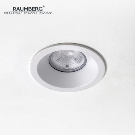 Встраиваемый светильник Raumberg Terra F TerraF\Wh\12W3000K White Led 12w 3000K