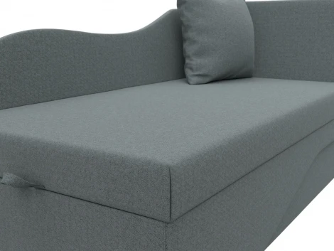 Кушетка Гармония правая (Серый/Рогожка) Лига Диванов арт.125839