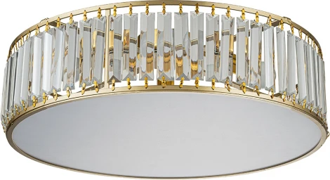 Потолочный светильник круглый Escada Unona 2116/4 E27*40W Gold (220V, круглые)