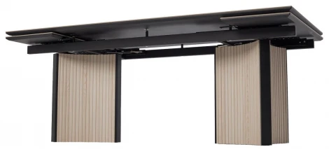 Стол СТРАДИВАРИ 200 цвет Гластонбери (GLASTONBURY SAVIA MATT), керамика / Дуб Галиано светлый M-City 64720