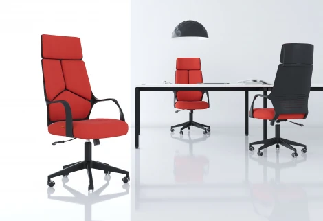 Компьютерное кресло CHAIRMAN 525 (Пластик,Ткань/Красный)