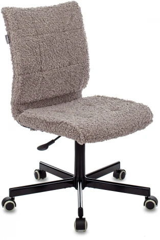 Кресло Бюрократ СН-330М серый экомех крестовина металл черный