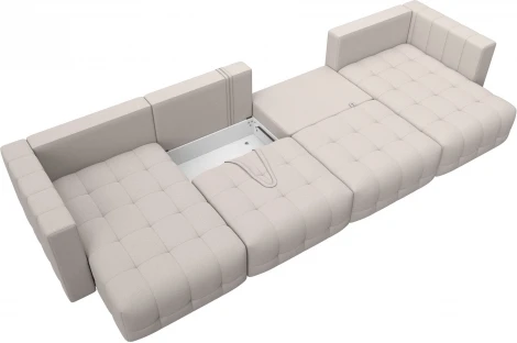 Диван П-образный Лига-052 НПБ Лонг Лига Диванов (Замша) арт.128861