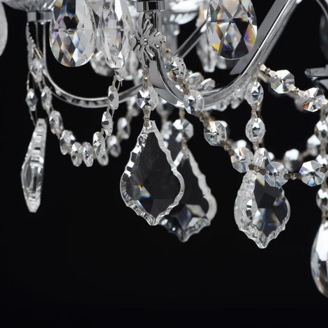 Подвесная люстра MW-Light Каролина 367013408 (220V, на цепи, подсвечник, свеча)