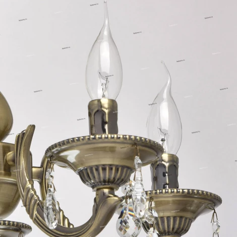 Подвесная люстра MW-Light Аврора 371011605 (220V, на цепи, подсвечник, свеча)