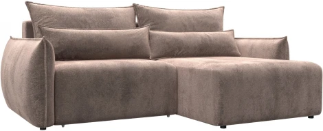 Диван угловой Лига-051 НПБ угол универсальный Лига Диванов (Велюр) арт.128652