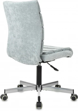 Кресло Бюрократ CH-320M серо-голубой Light-28 крестов. металл