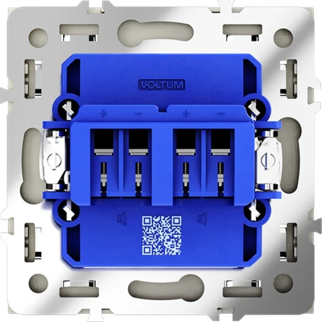 Акустическая розетка (сталь) Voltum S70 VLS060305