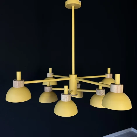 Люстра на штанге Fanta A 8 Lights Yellow ImperiumLoft Fanta_A01 (101568-26) (220V)
