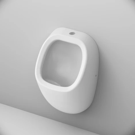 Писсуар AM.PM Spirit V2.0 C707006WP подвесной, с внешним подводом воды, с декором