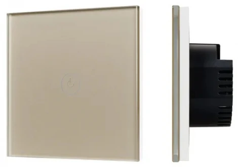 Выключатель сенсорный SWT-OMALI-S01-ZB-GD (250V, 10A, Zigbee) (Arlight, Стекло) 050037