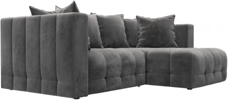 Диван угловой Лига-052 НПБ угол универсальный Лига Диванов (Велюр) арт.128799