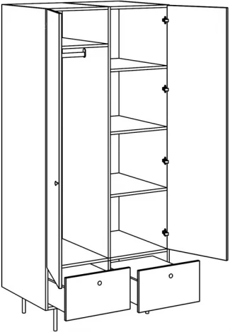 Шкаф ОГОГО Frida (ЛДСП)