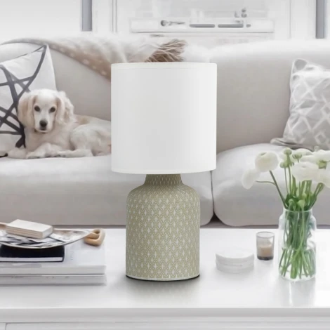 Интерьерная настольная лампа Rivoli Sabrina 7043-501 (220V, выключатель, круглые)