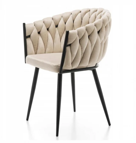 Набор из 2 стульев Refuge Cadence Hesby Металл, Черный HSBI_DC146_beige_2