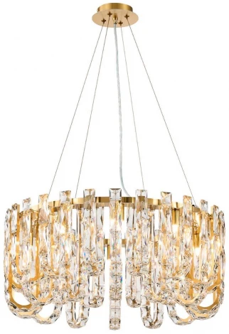 Подвесная люстра хрустальная Favourite Infinity 4721-14P (220V, на тросе)