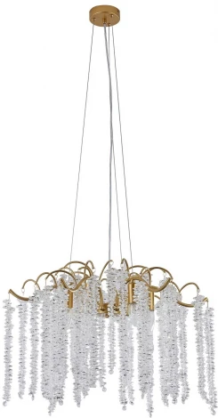Подвесная люстра Favourite Liana 4134-6P (220V, хрусталь, на тросе)