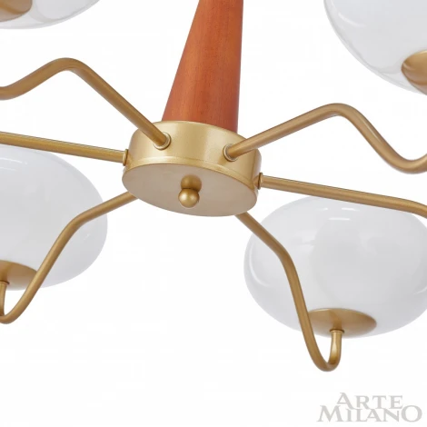 Подвесная люстра Arte Milano Napoli 310166/D780/6 BS/WD (220V, на цепи)