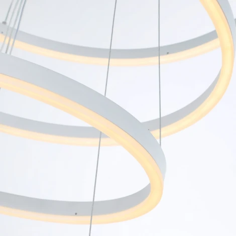 Подвесной светильник светодиодный с пультом с регулировкой цветовой температуры и яркости LED4U LED4U 55000-4 WH