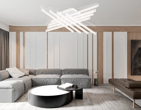 Потолочная люстра светодиодная с пультом Ambrella Comfort FL6261