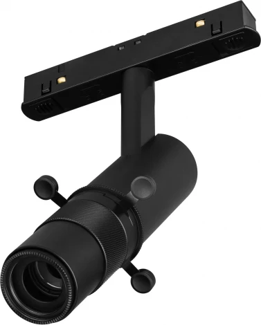 светильник магнитный MAG-ORIENT-SPOT-CROP-ZOOM-TC-R35-6W Day4000 (BK, 19-29 deg, 48V) (Arlight, IP20 Металл) 045066