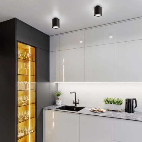 Накладной светильник DeMarkt Информ 851011701 (220V, круглые)