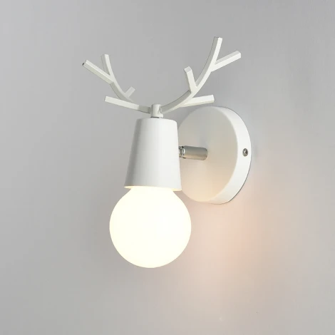 Бра с рожками Deer A White ImperiumLoft Deer01 (181037-26) (220V, животные)