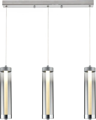 Подвесной светильник (11061/3P Chrome) Indigo Rilucente V000148L (LED, 220V, на проводе, круглые)
