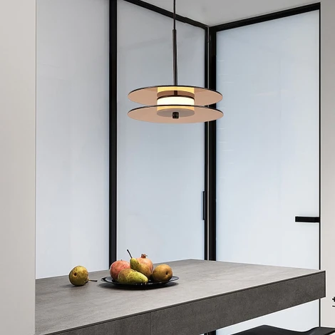 Подвесной светильник Lightera Echuka LE142L-38BR (LED, 220V, на проводе, круглые)