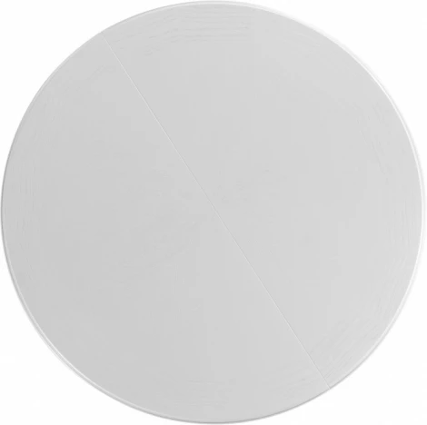 Стол деревянный Woodville Нозеан круглый белый / серебро арт.615230